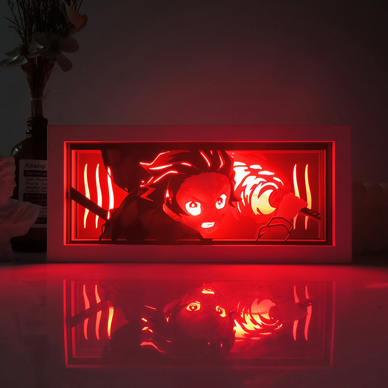 Anime LED-lamp Kimetsu Geen Yaiba Kokushibo Voor Slaapkamerdecoratie Nachtlampje Gift Manga 3d Lamp~p141737427