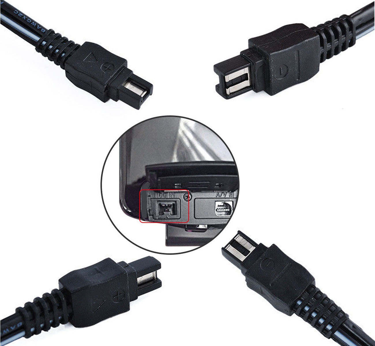 Vhbw Caricabatterie USB Da Viaggio Per Batterie Sony DCR-IP7E, DCR-IP45 E Simili - Stazione Di Ricarica Con Cavo Micro-USB E LED Di Stato