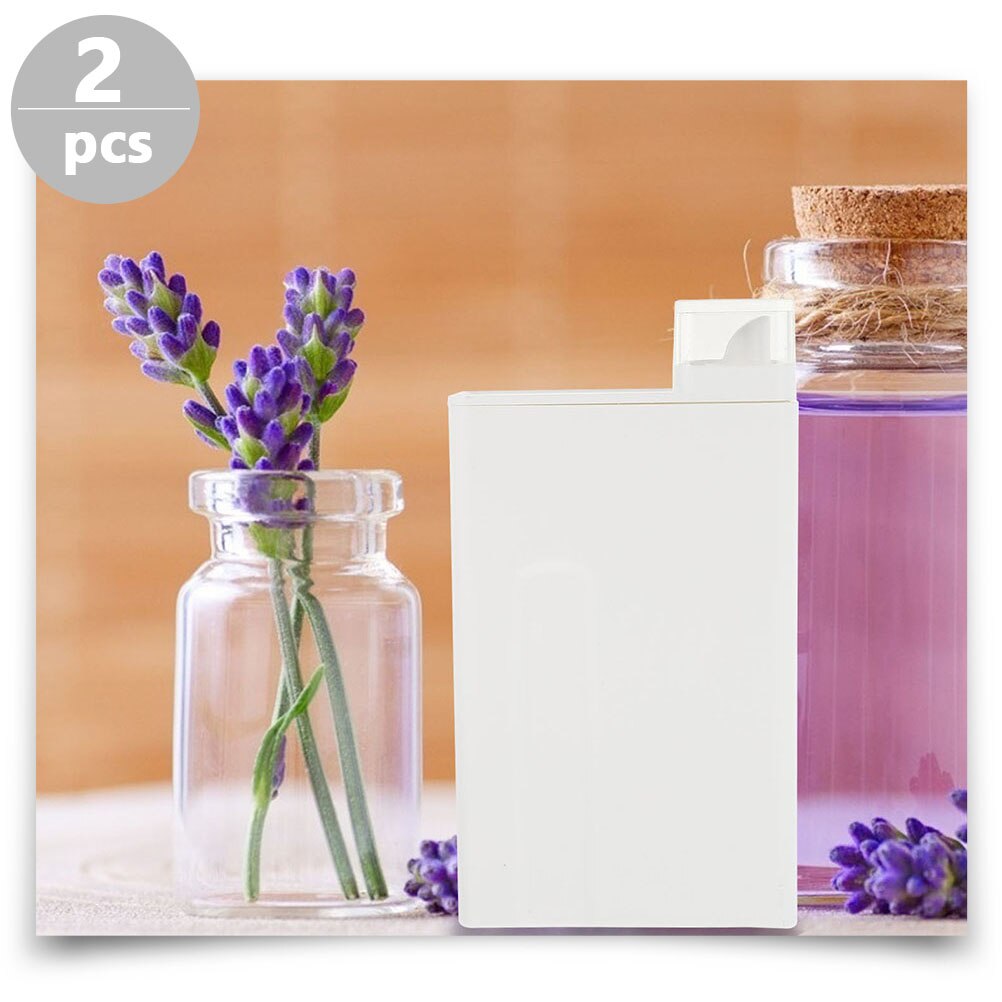 2Pcs Hervulbare Wasmiddel Flessen Lotion Sub Flessen Handig Sub Flessen