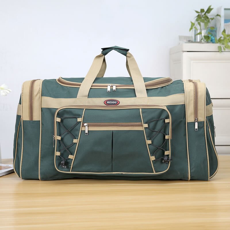 Grote Capaciteit Mannen Reistas Weekend Vrouwen Waterdichte Polyester Hand Bagage Grote Zak Mannelijke Reizen Duffle Zakken Verpakking cubes: F Travel bag