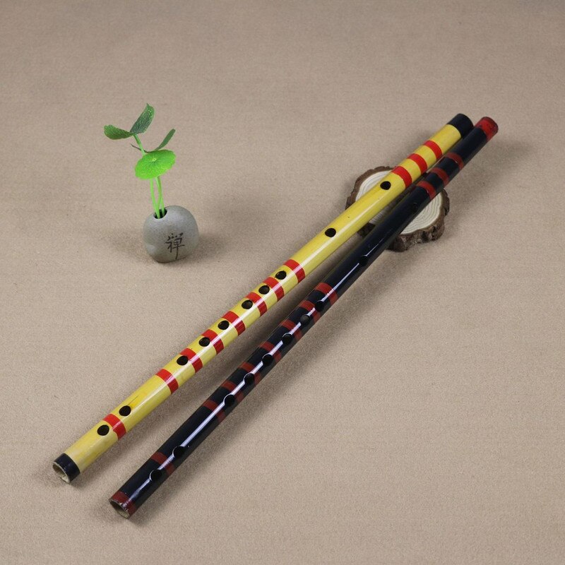 1Pcs 47cm Bamboo Flute Musical Instrument Beginner Practice Traditional Amateurs Woodwind Instruments