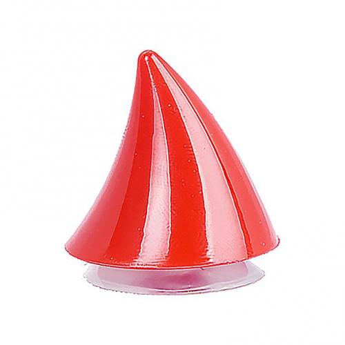 Cornes De Diable Avec Ventouse Pour Casque De Moto Décoration, Accessoire Pour Motocycliste, Visage Complet, 1 Pièce: Rouge