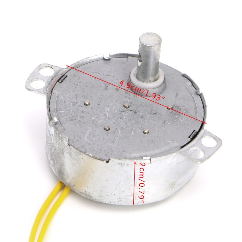 220-240V Ac 5/6Rpm Fan Synchrone Motor Geared 4W Cw/Ccw 50/60Hz 1Pc