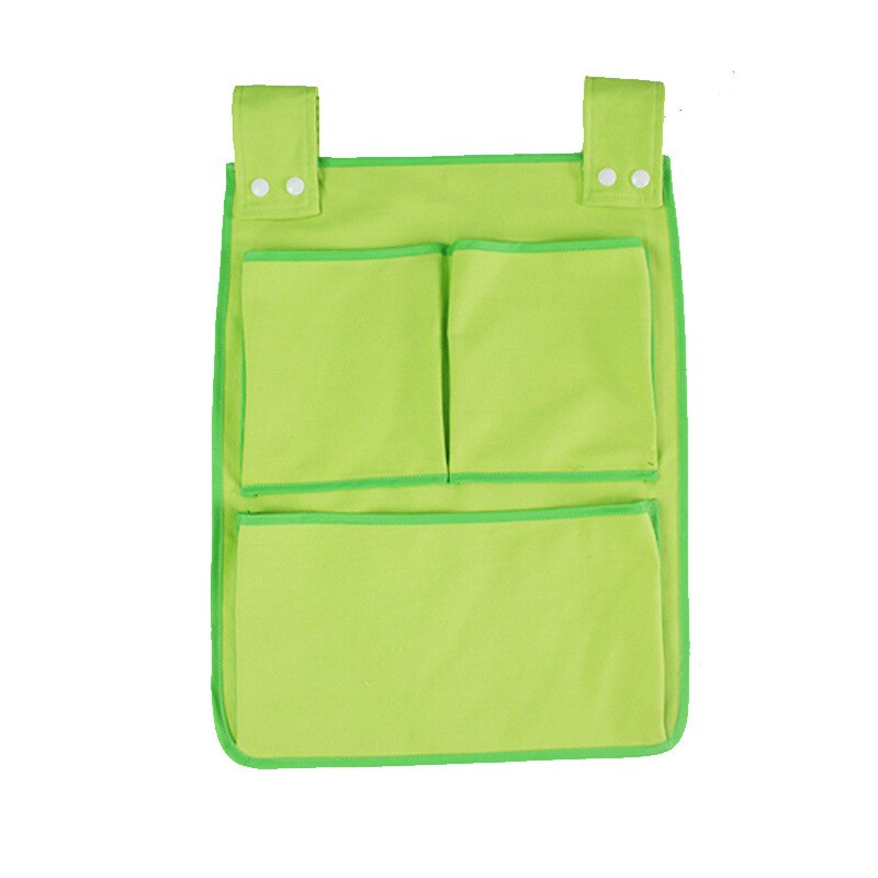 Baby Bett Kindergarten Hängende Lagerung Tasche Windel Tasche Für Neugeborenen Krippe Bettwäsche einstellen Baby Zimmer Dekoration Organizer 45*35cm: Grün