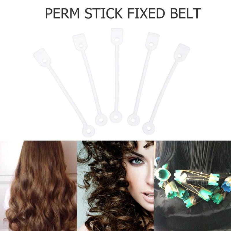 50pcs/set Long Hair Perm Rod Curler Replacement Elastic Rubber Bands Roller Hair Shaping Styling Tools