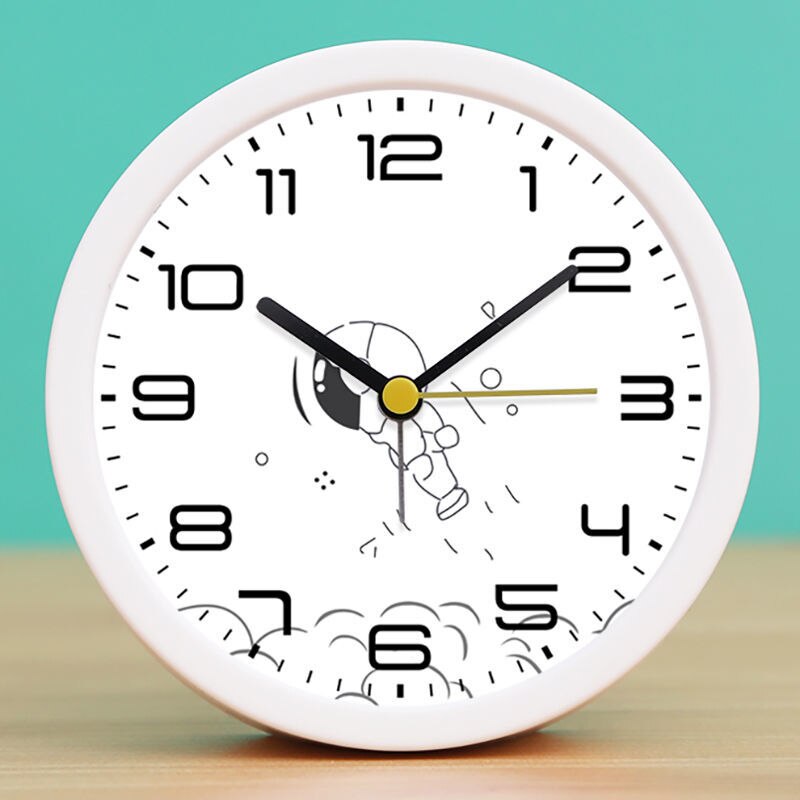 Eenvoudige Wekker Voor Kinderen, Jongens En Meisjes Leuke Klok Alarm Nachtkastje Lichtgevende Desktop Elektronische Klok.: O