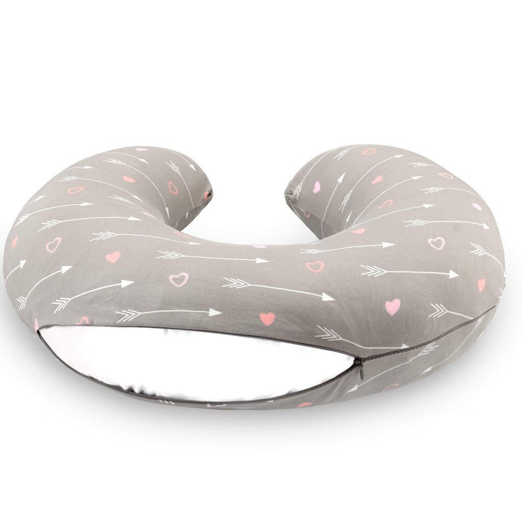 Enfermería bebé recién nacido bebé la lactancia materna almohada cubierta funda infantil tipo U lactancia elástico desmontable funda de almohada