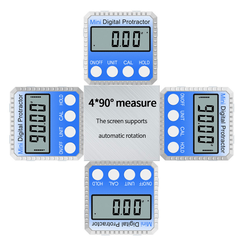 Meter universele elektronische waterpas doos hoekzoeker inclinometer draagbare mini digitale gradenboog 360 graden meetinstrument liniaal