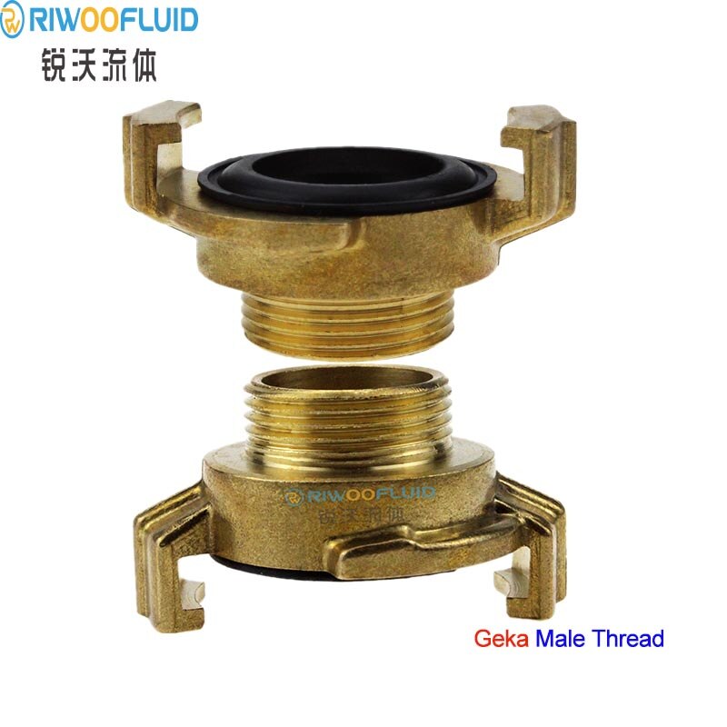 RIWOOFLUID Garden Male Thread Geka Air Hose Coupling For Water Irrigation
