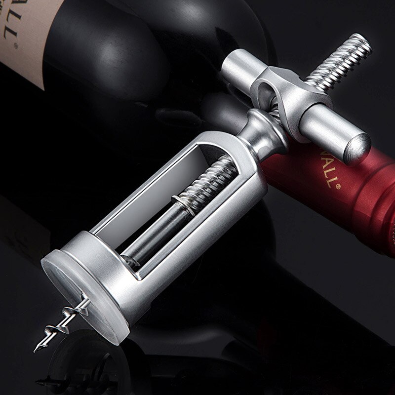 1 Pc Retro Rode Wijn Flesopener Zinklegering Corkscrew Cork Puller Remover Champagne Opener Wijn Opener Antiek Brons