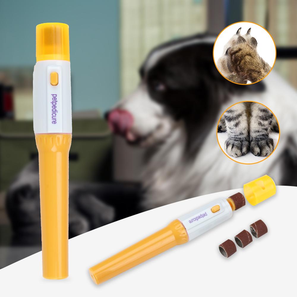 Portable Durable Electric Painless Dog Nail Clippers and Trimmer Paw Pet Nail Grinder Clipper File Kit Cats Dog Grooming Tool: Default Title