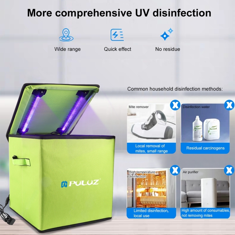 UV Disinfection Package Ozone LED UV Light Disinfection Sterlizer Package Portable Tent Box Home Cleaning Prevention Keep Health