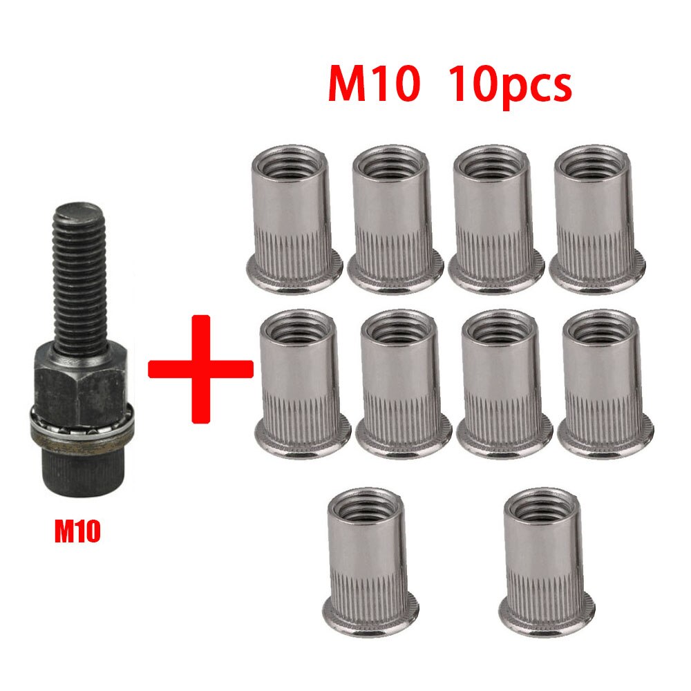 Nakrętka nitu ręcznego głowica pistoletu nakrętki prosta instalacja instrukcja nitownik Rivnut narzędzie akcesoria części robić nakrętek M3 M4 M5 M6 M8 M10: M10