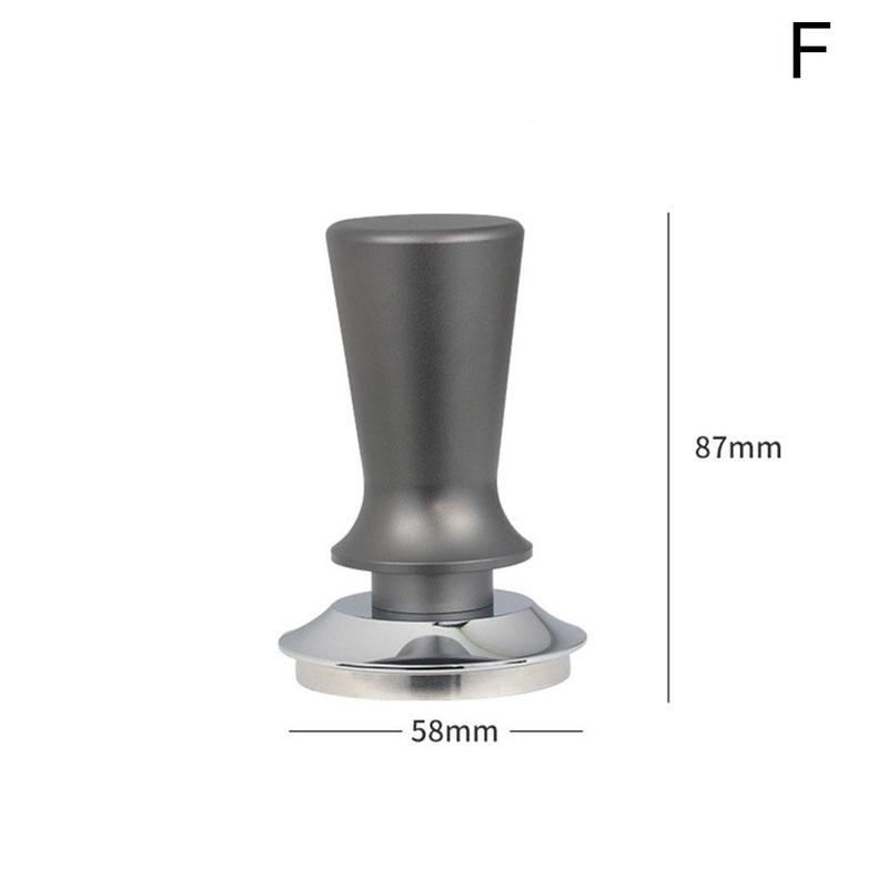 51/53/58mm Adjustable Depth Coffee Tamper Calibrated Tamper Steel Distributor Espresso Barista Pressure Steady Tools A0Z7: B58mm