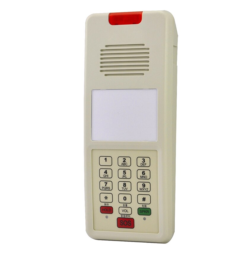 Ligne fixe de téléphone portable à élévateur mural, pour bureau d&#39;hôtel, Volume réglable, étanche, appel SOS d&#39;urgence rapide, sans combiné