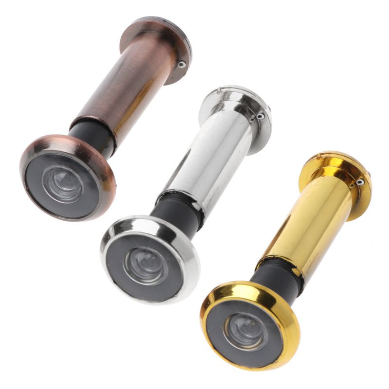 Viseur de porte grand Angle 220 degrés, judas de sécurité, porte cachée, lentille en verre réglable pour les outils de quincaillerie de meubles