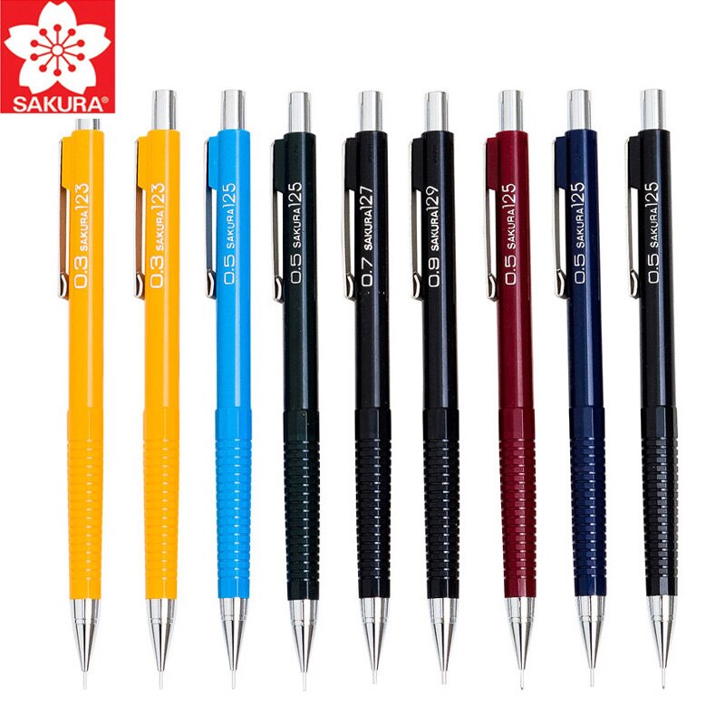 SAKURA XS-125 Mechanical Pencils 0.3mm 0.5mm Anti-break Drawing Sketching Writing Pencils