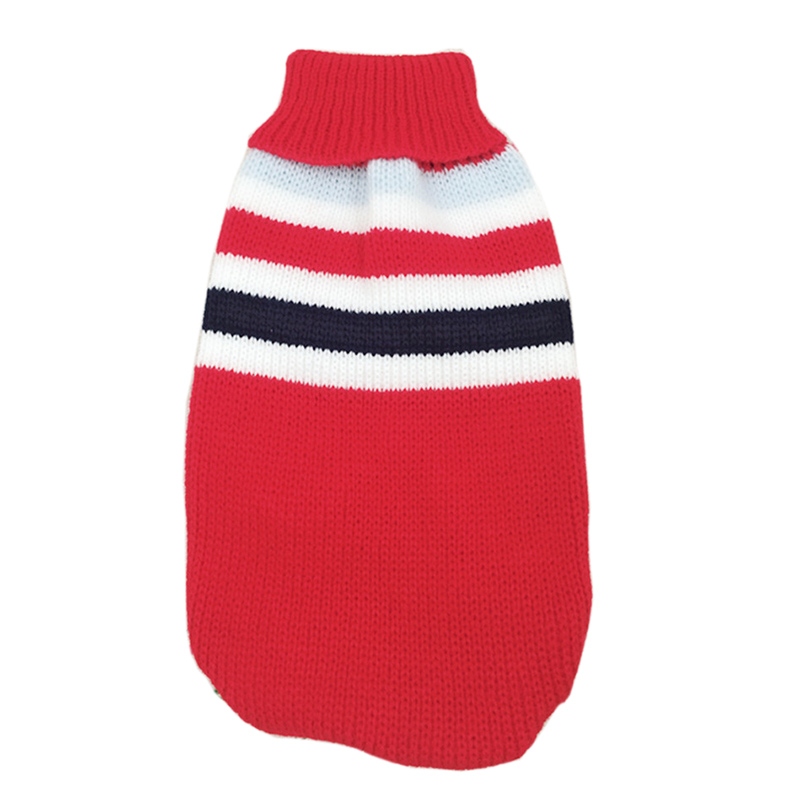 Streifen Haustier Katze zur Seite fahren Hoodies Winter Warme Katze Kleidung Für Katzen Kedi Mantel Katten Kleidung Outfit Katzen Produkte Für haustiere: rot Streifen / 12