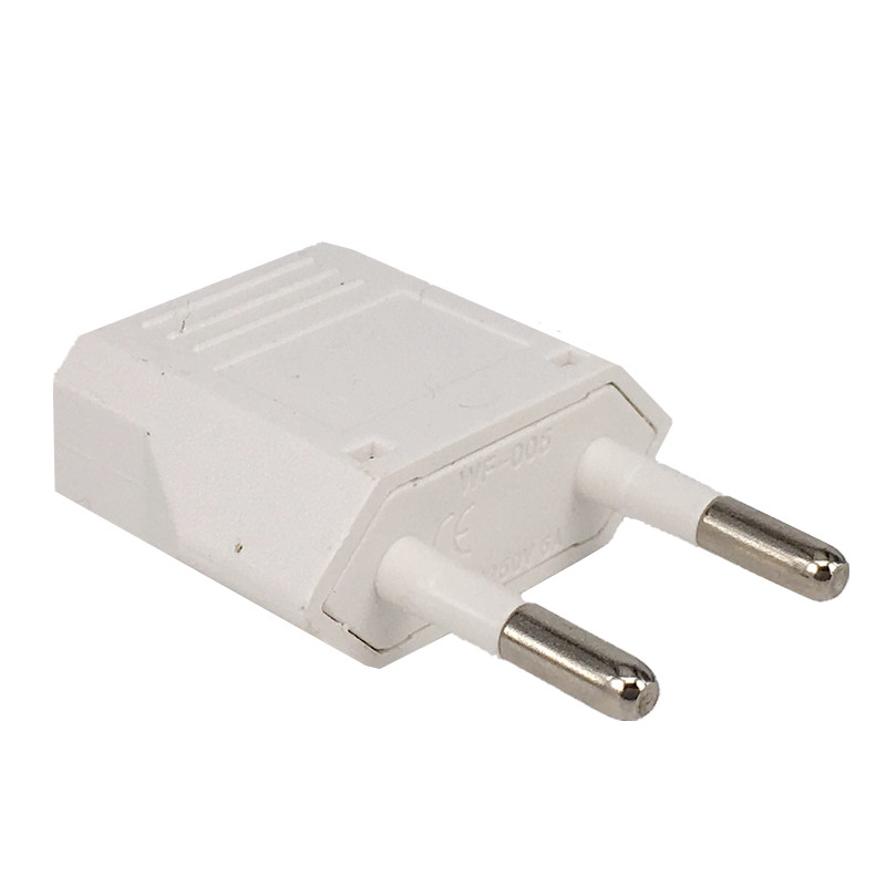 Amerikaanse China Naar Eu Europa Reis Power Adapter 2 Pin Cn Ons Eu Plug Adapter Euro Type C Ac Converter Elektrische Aansluiting: green / ons aansluiten
