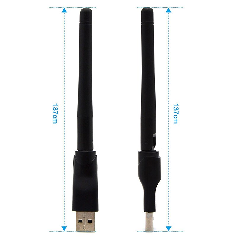 Kebidu offre spéciale RT5370 150Mbps USB 2.0 WiFi carte réseau sans fil LAN externe adaptateur pour ordinateur portable PC avec antenne rotative