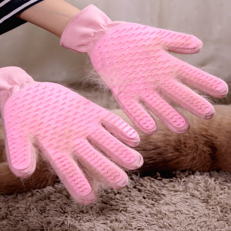 Peigne pour l'épilation des animaux de compagnie, gants de toilettage pour chiens, brosse de Massage, fournitures pour animaux de compagnie