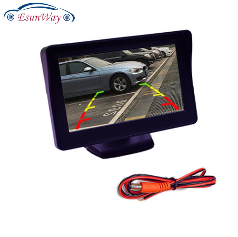 Auto Monitor 4.3 "Scherm Voor Achteruitrijcamera Reverse Camera Tft Lcd-scherm Hd Digitale Kleur 4.3 Inch Pal/ntsc