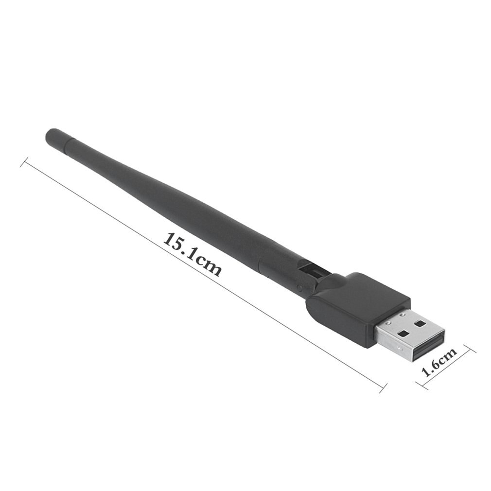 Rt5370 Usb 2.0 150Mbps Wifi Antenne MTK7601 Draadloze Netwerkkaart 802.11b/g/n Lan Adapter Met Draaibare Antenne