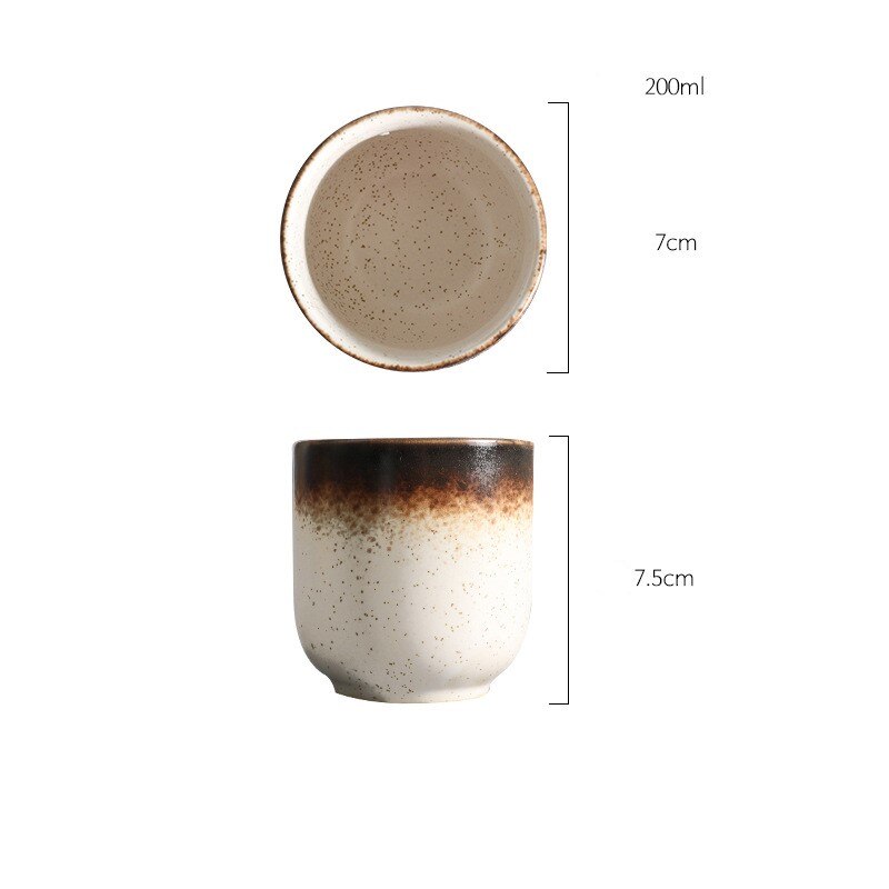Lxuwbd Japanse Stijl Keramische Theeset, Thee Kopje, Koffie Kopje