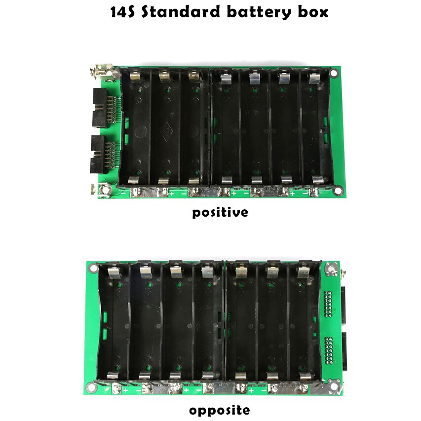 14S 13 S 48V Power Muur Batterij 13 14 Cellen Batterij Doos Li-Ion Lithium 18650 Lipo Bms pcb 20A 45A Bescherming Boord: 14S standard Box