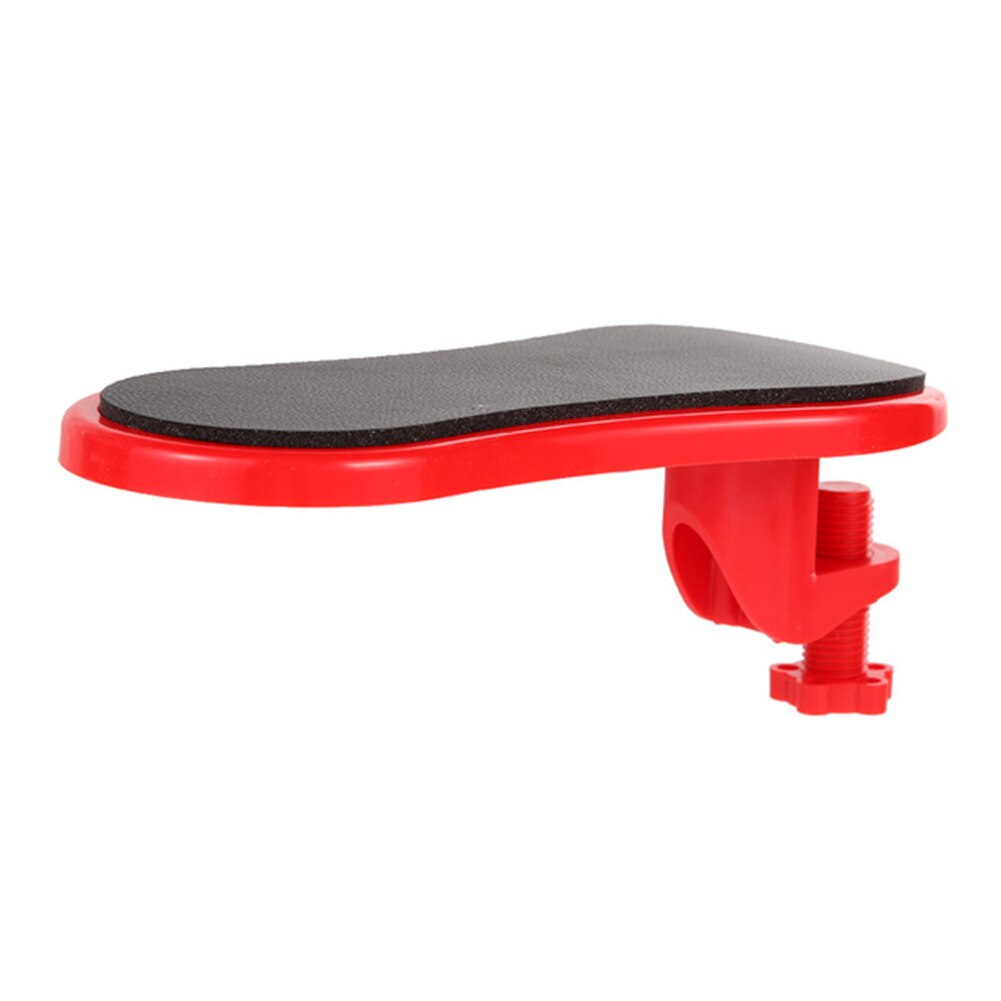 Pad Desk Attachable Computer Table Arm Support Mouse Pads Arm Wrist Rests Chair Extender for Table Hand Shoulder Protect Armrest: Red