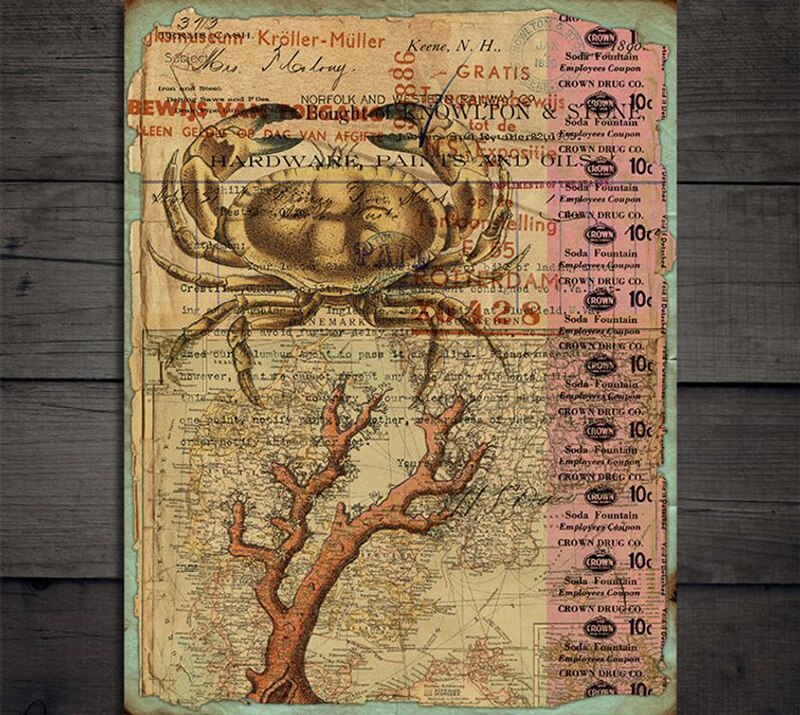 Collage Old English Newspaper Material Paper Junk Journal Background Decoration DIY Scrapbooking Craft Paper
