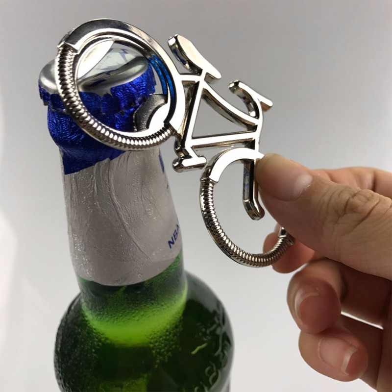 1 PCS Hoogwaardige Creatieve Fiets Metalen Bier Flesopener Modieuze Draagbare Roestvrij Staal Bar Bar Gereedschap