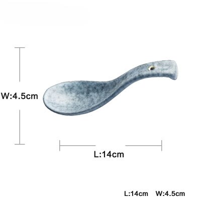 KINGLANG Westerse Stijl Keramische Saus Schotel Rijstkom Platte Steak diner Plaat servies: Spoon