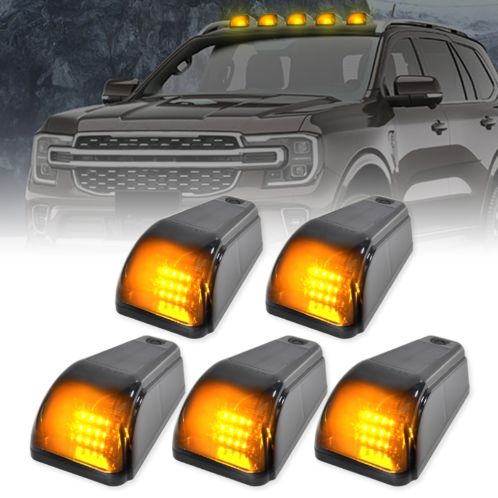 5 uds luces de cabina con energía Solar para camión 3/12LED F150 luces de cabina inalámbricas luces de techo para camioneta Dodge Ram luz de ratón de techo