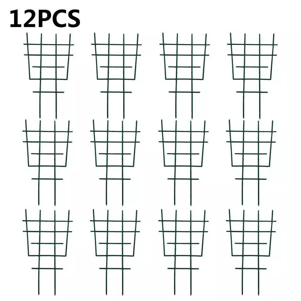 Plant Ondersteuning Ring Verstelbare Plant Trellises Tuin Mand Plant Vaste Klimmen Netto Tuin Voor Groene Bean Pea Komkommer Tomaat: 12PCS