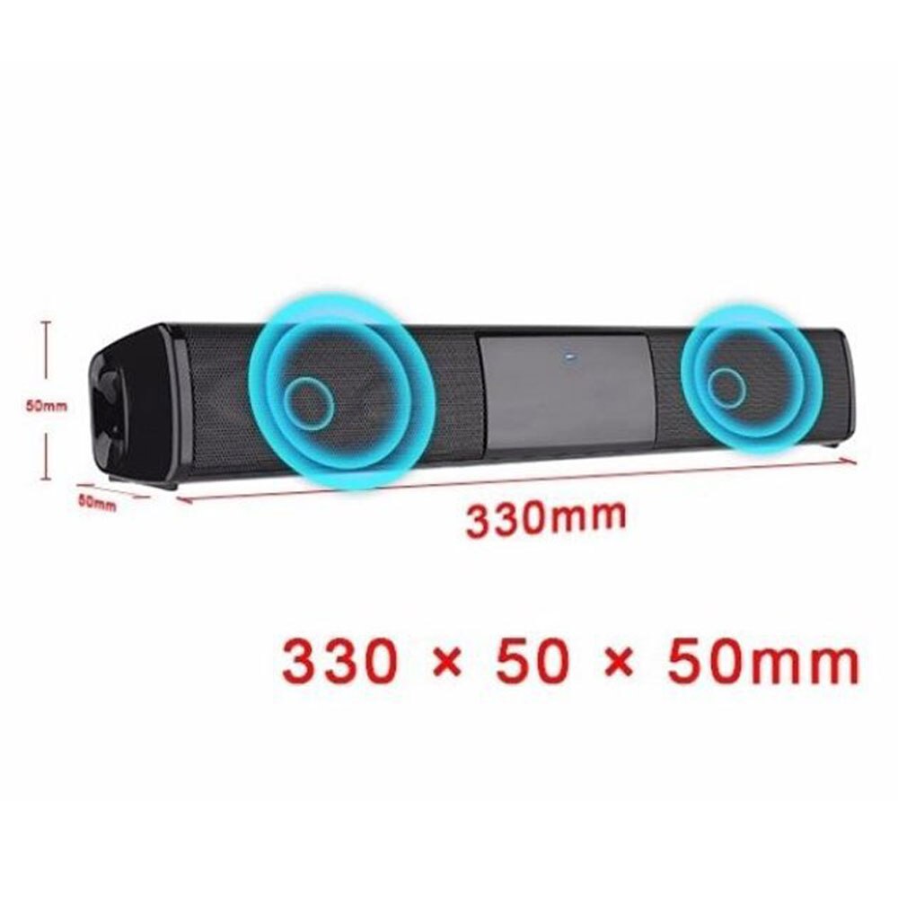 Wireless Sound Blaster Family Stereo Speaker TV Sound Bar Wired and Wireless Bluetooth 4.0 Home SoundBar Stereo for PC Theater