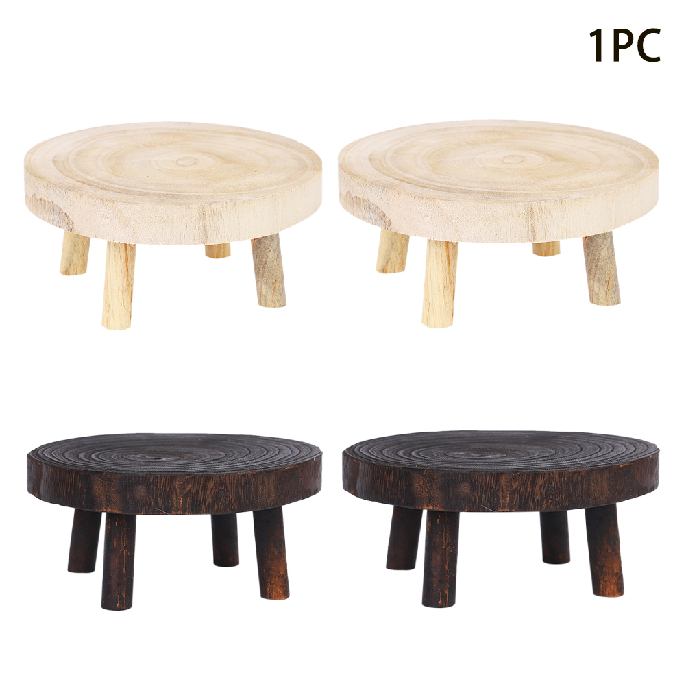 Stable Round Picnic Step Ladder For Kids Adults Home Living Room Fishing Outdoor Bathroom Corner Wooden Stool Gardening Portable