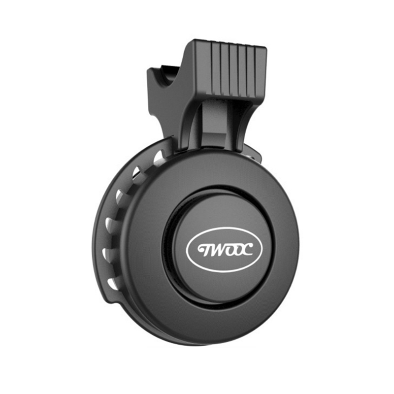 Cycling Electric Horn 120 dB USB Recharged Waterproof Handlebar 3 Modes Safety MTB Road Bike Sounds Alarm Bicycle Bell: black