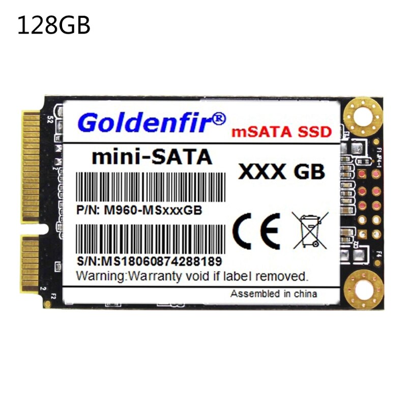 Internal Msata SSD Solid State Drive High Performance HDD Hard Drive SATA 3.0 for Notebook Desktop 32GB 64GB 120GB 128GB