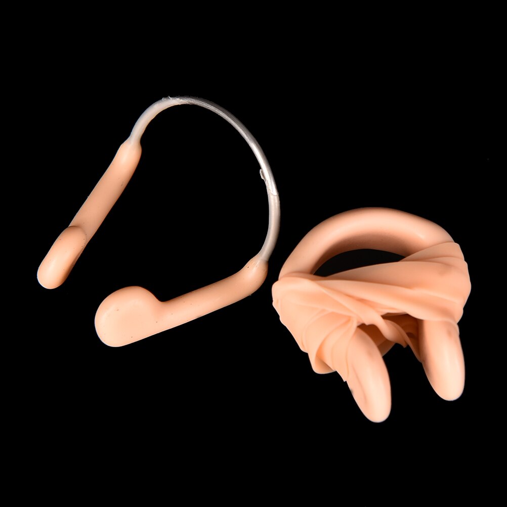 Durable No-skid Soft Silicone Steel Wire Nose Clip For Swimming Diving Water Sports Swimming Nose Clip