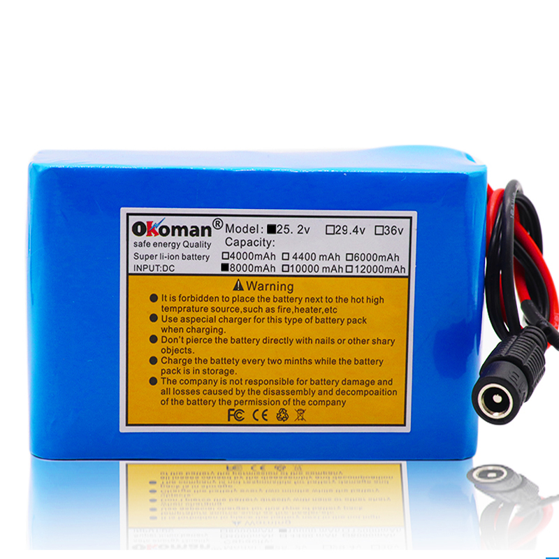 6s3p 24v 8ah 18650 Batterie Au Lithium Batterie 25 Grandado