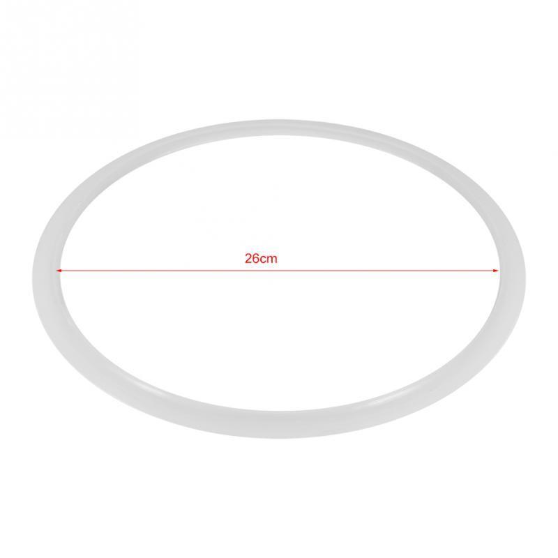 Silicone Pressure Cooker Gasket 22-32cm White Rubber Seal Cooking Tool Set: grey