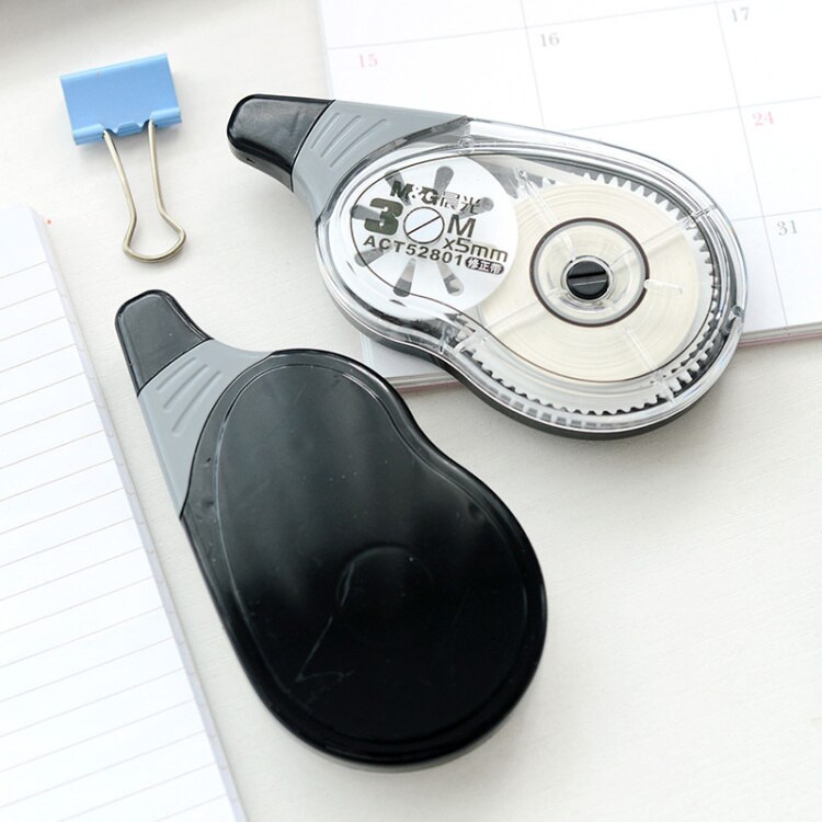 5 sztuk/partia praktyczne taśma korekcyjna wałek 30 m długi biały naklejki studium biurowe narzędzie działać52801