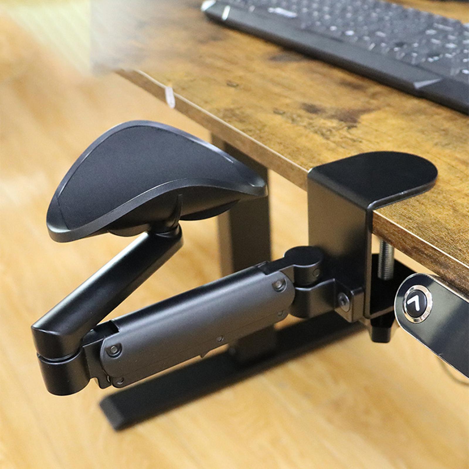 Reposabrazos portátil para escritorio, soporte ergonómico y ajustable para silla de escritorio, bandeja para teclado, reposabrazos