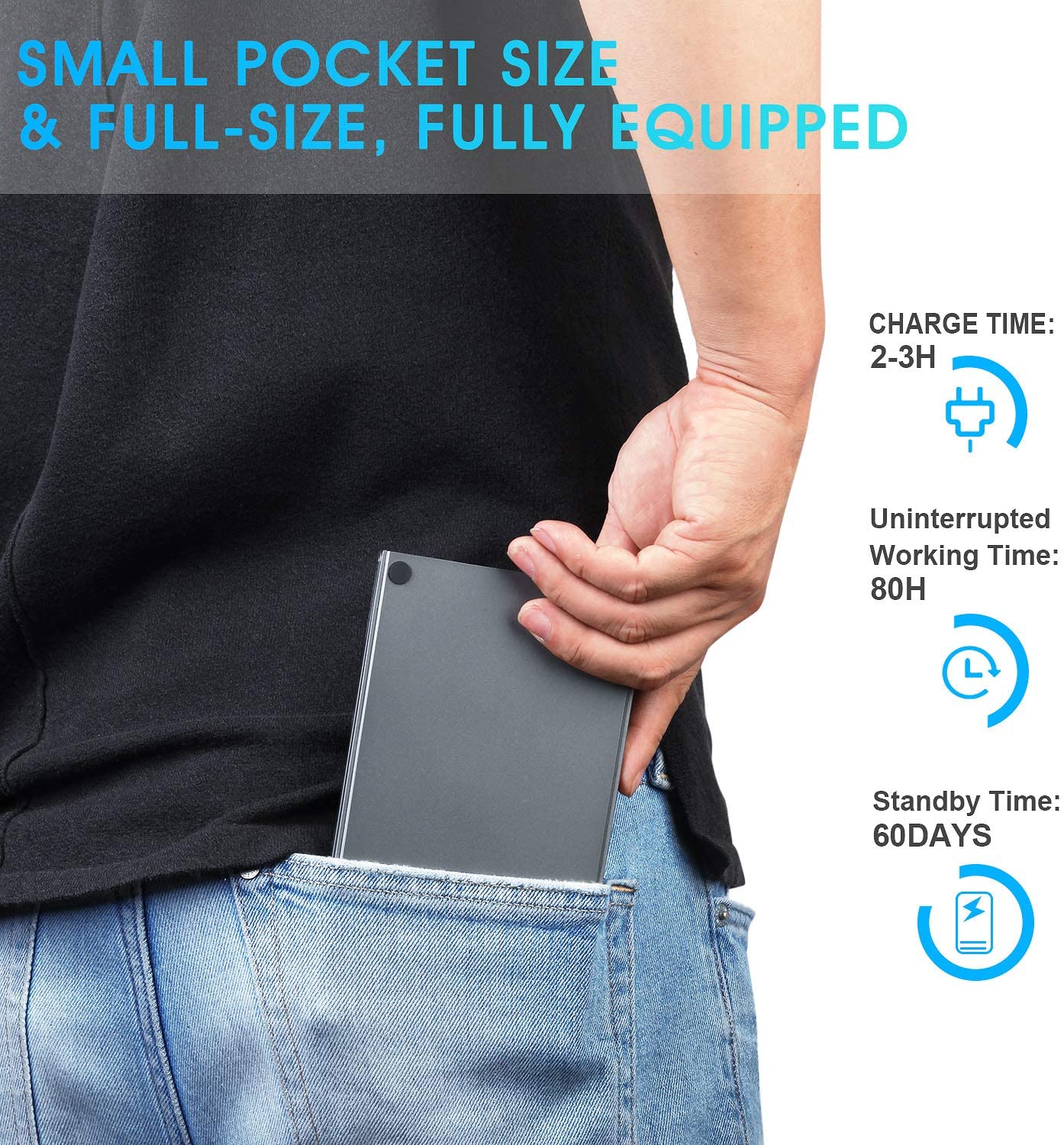 KOMODO-miniteclado inalámbrico plegable con Bluetooth, teclado numérico para Windows, Android, IOS, tableta, Ipad, teléfono