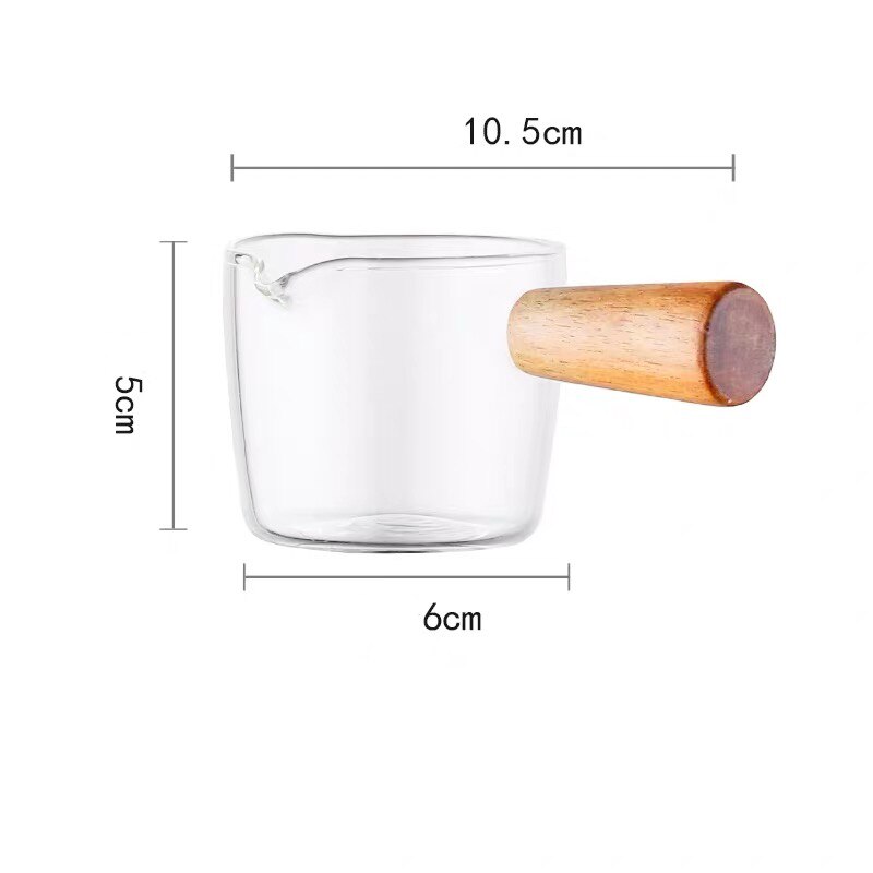 Japanische Keramik Hand bemalt Sauce Milch Krug Kaffee Container Tragbare Milch Topf mit Griff Küche Kochen Suppe Topf Geschirr: Glass 100ml