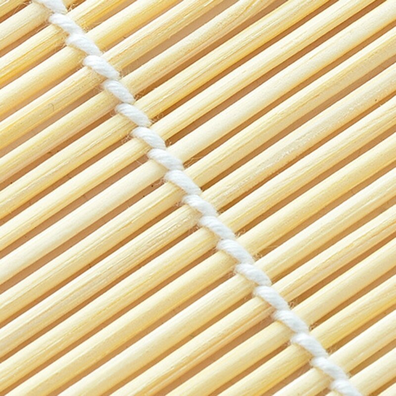 Kitchen Sushi Mat Natural Bamboo Sushi Rolling Chicken Roll Hand Maker Kitchen Japanese Sushi Maker Tools Durable Easy