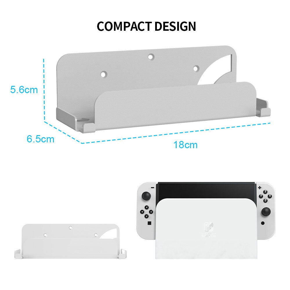 Wall Stand Holder Protector for Nintendo Switch Console Switch Dock Bracket Support Nintendo Switch OLED TV Dock Accessories