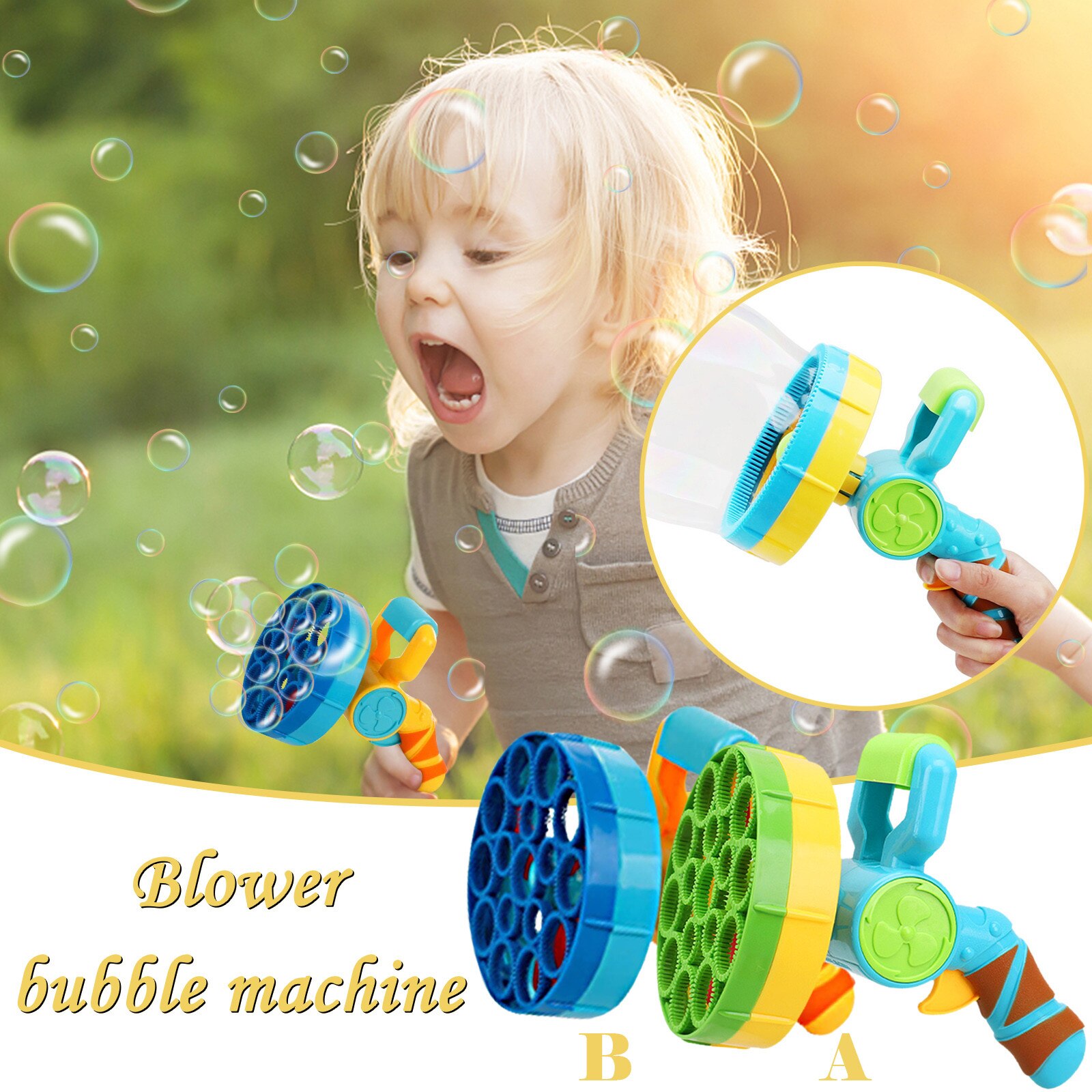 Handleiding Machine Automatische Bubble Blower Maker Installeren Op Fiets Voor Kids Kinderen Baby Bad Outdoor Indoor Party Games Speelgoed