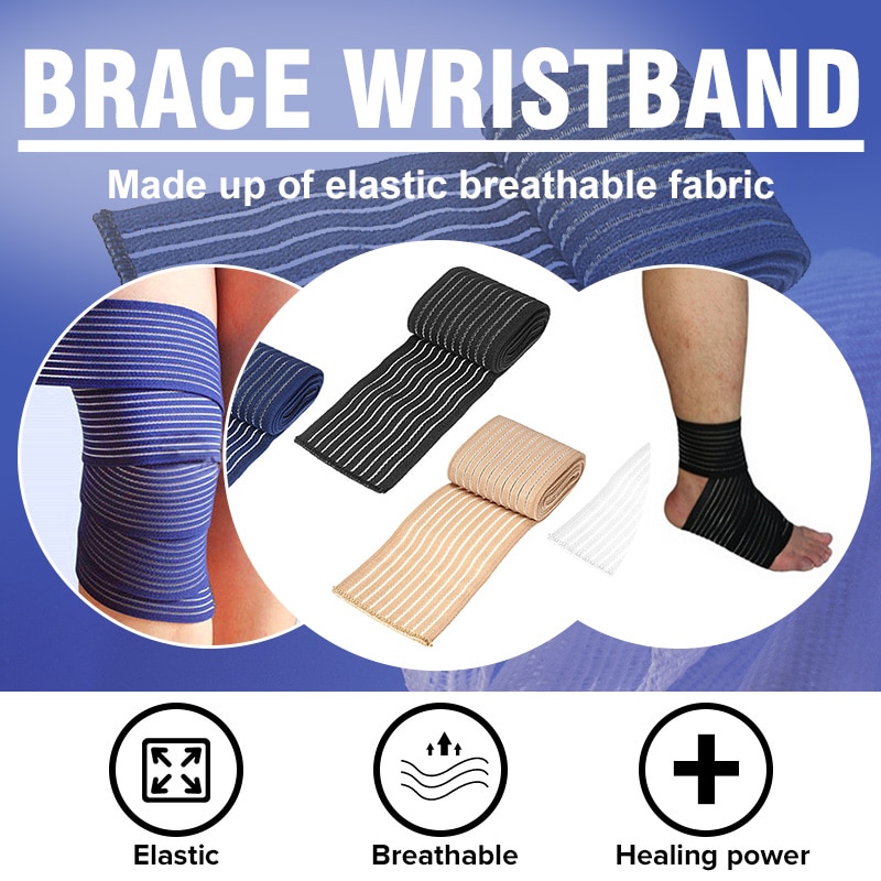 Fitness Elastische Bandage Tape Sport Ondersteuning Bandjes Protector Bands Enkel Been Knie Elleboog Pols Guards Bretels